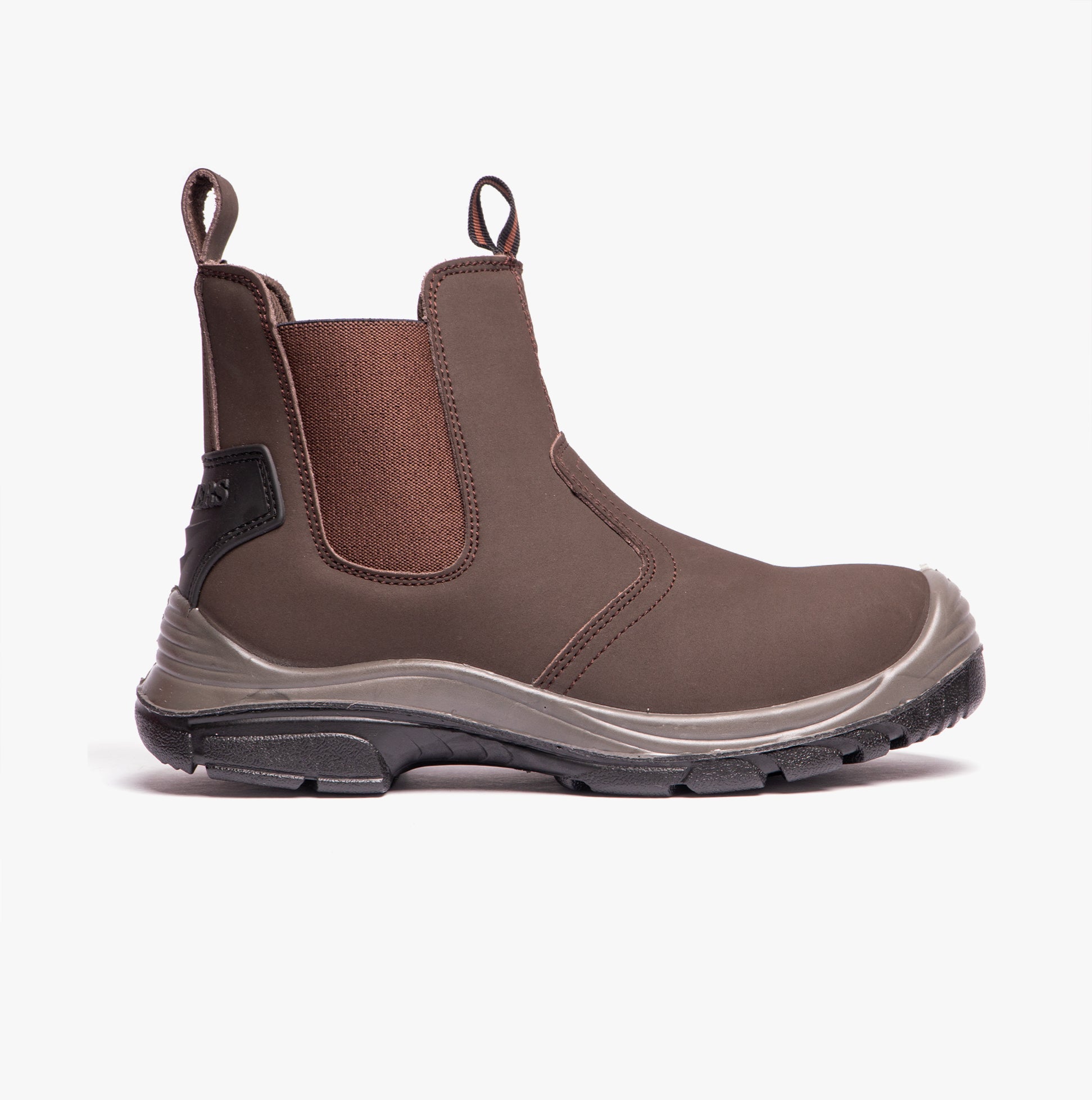 Grafters Hombre S3 Src Botas De Seguridad Grafters - Piel Marrón Impermeable Botas Piel