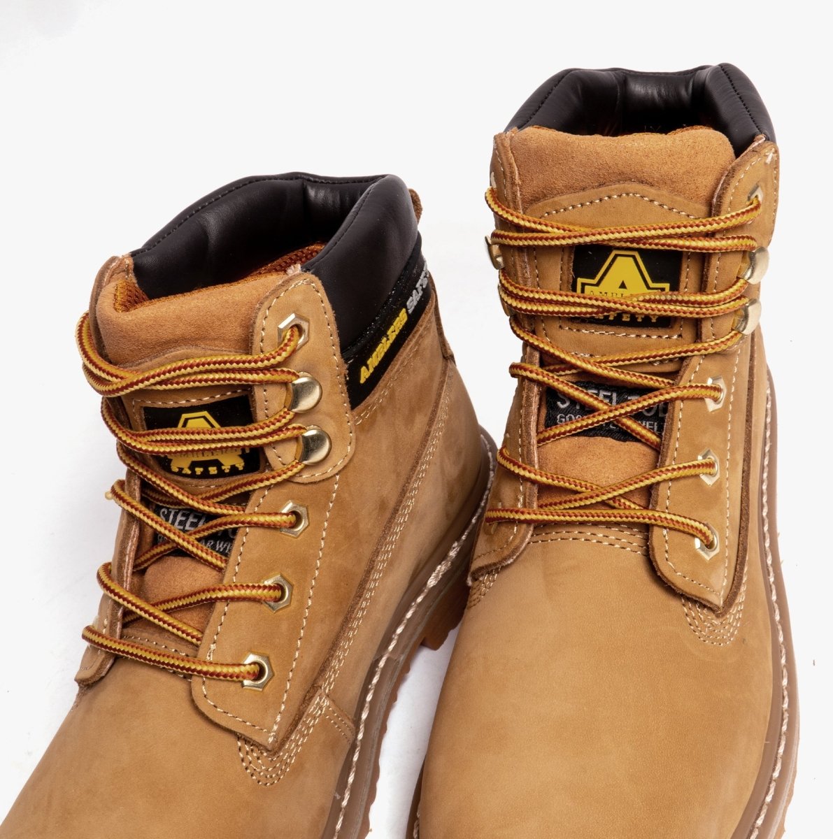 Amblers Safety FS7 Unisex Leather Safety Boots Honey 02101 - 00760 - 02 | STB.co.uk