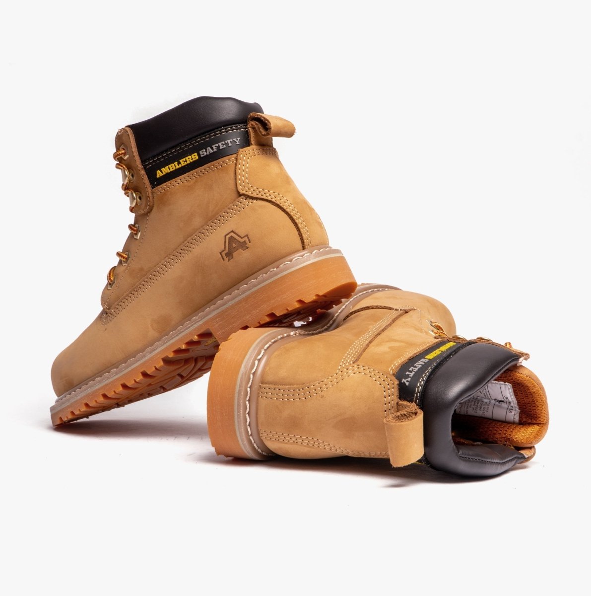 Amblers Safety FS7 Unisex Leather Safety Boots Honey 02101 - 00760 - 02 | STB.co.uk