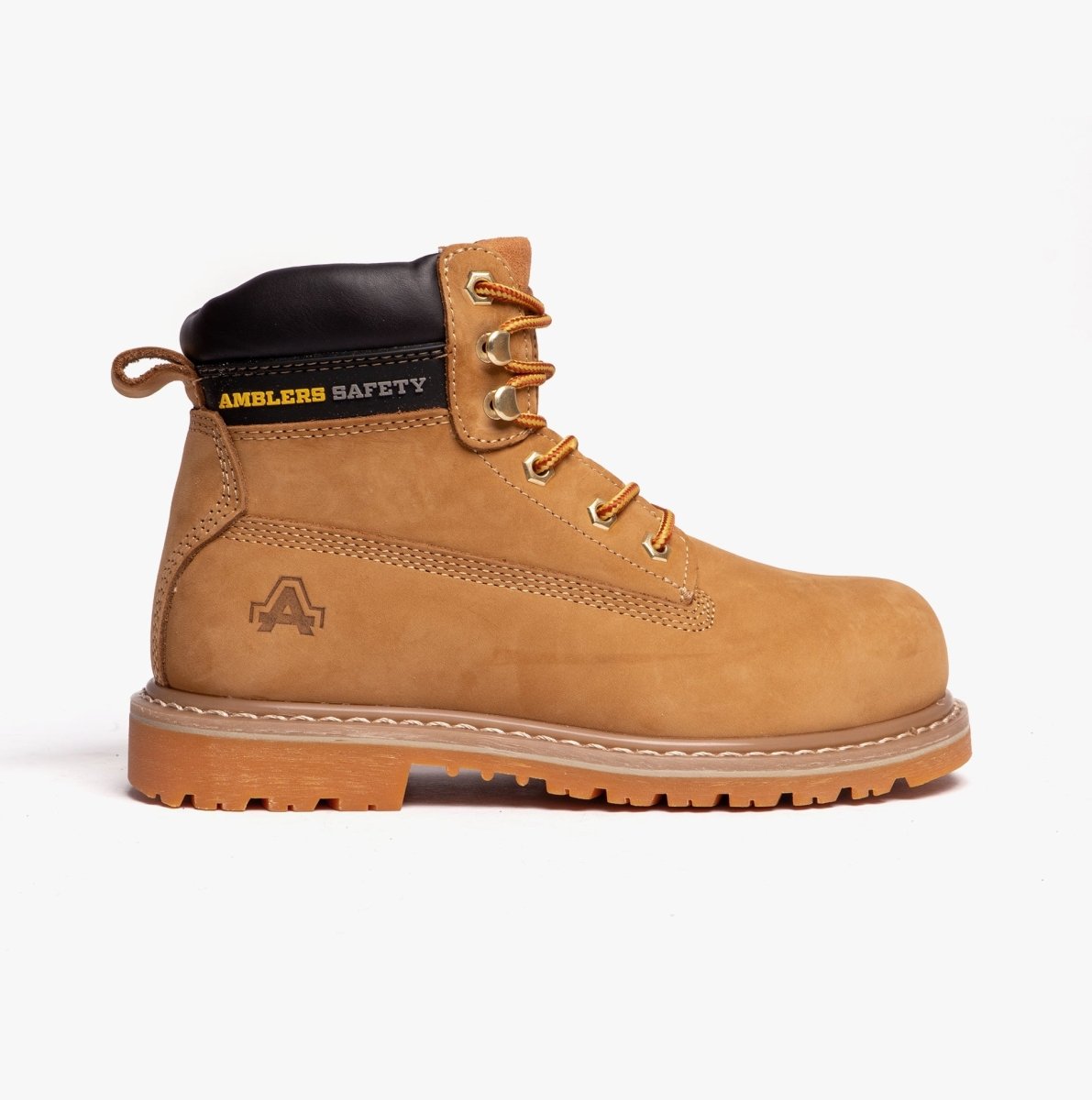 Amblers Safety FS7 Unisex Leather Safety Boots Honey 02101 - 00760 - 02 | STB.co.uk