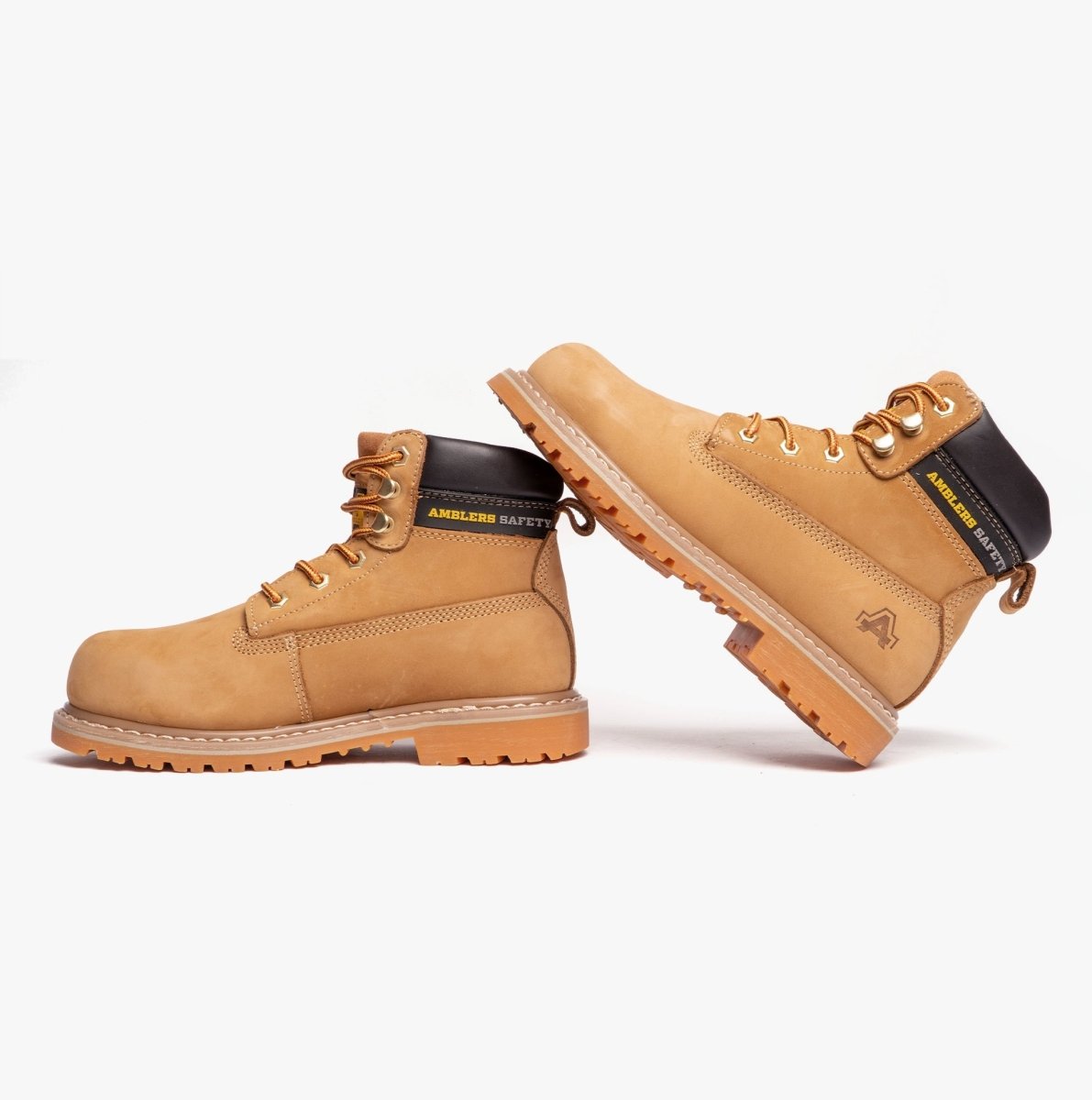Amblers Safety FS7 Unisex Leather Safety Boots Honey 02101 - 00760 - 02 | STB.co.uk