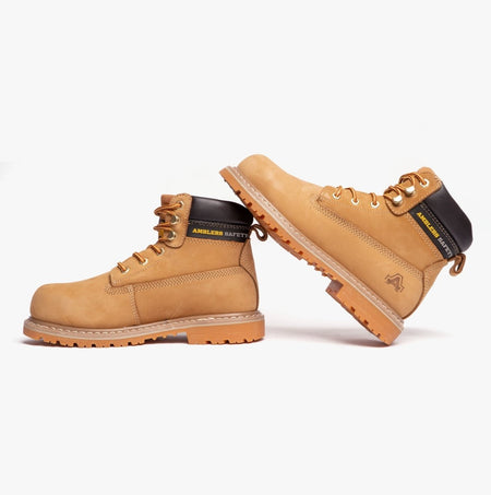 Amblers Safety FS7 Unisex Leather Safety Boots Honey 02101 - 00760 - 02 | STB.co.uk