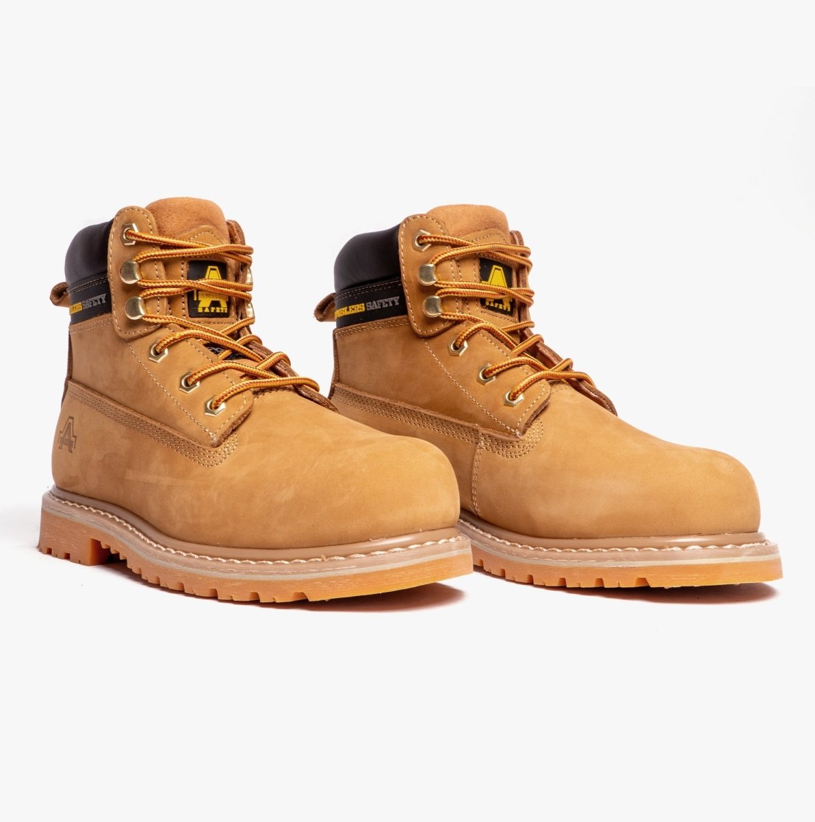 Amblers Safety FS7 Unisex Leather Safety Boots Honey 02101 - 00760 - 02 | STB.co.uk