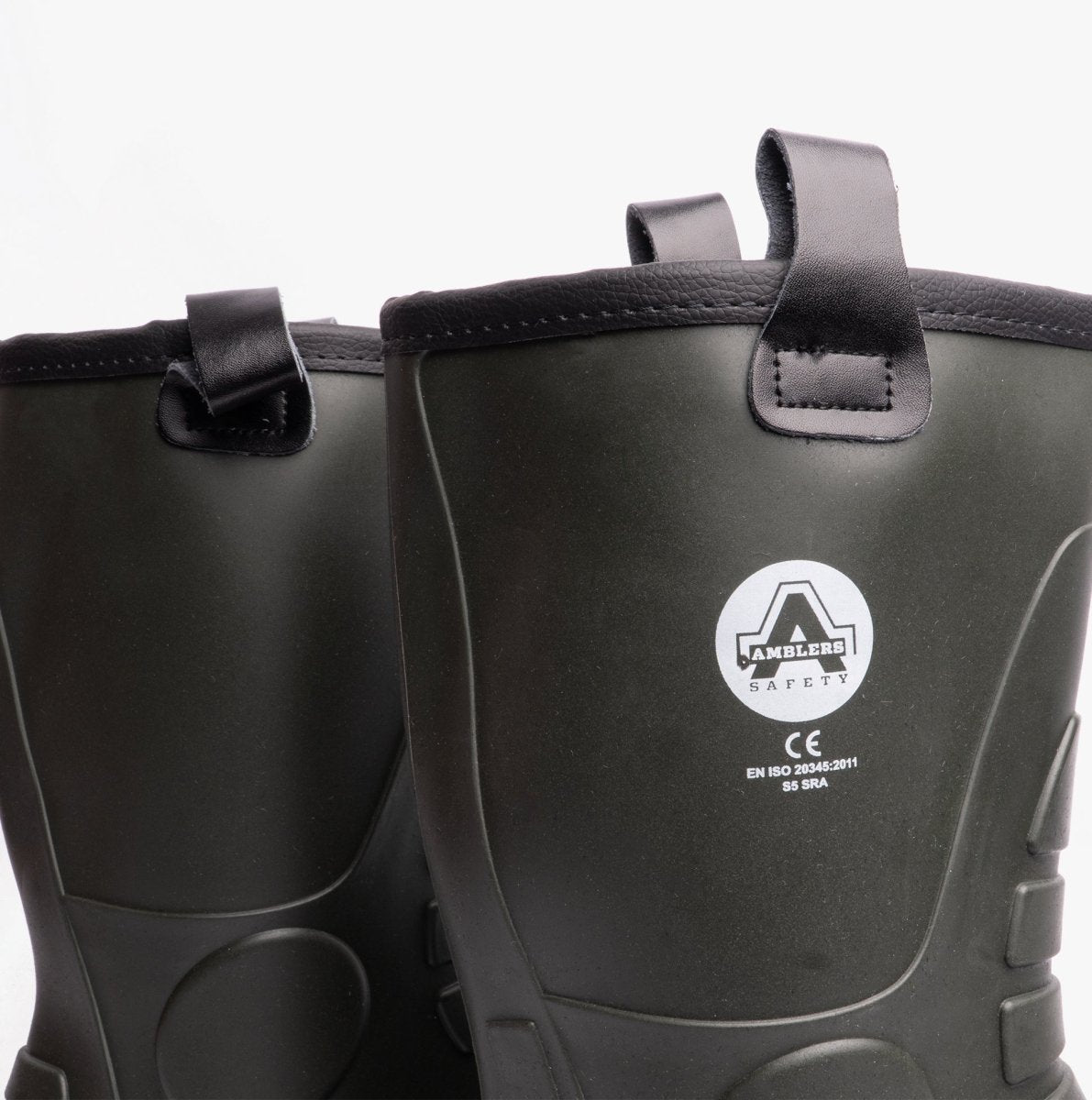 Amblers Safety FS97 Unisex Wellington Rigger Safety Boots Green 21154 - 33824 - 02 | STB.co.uk