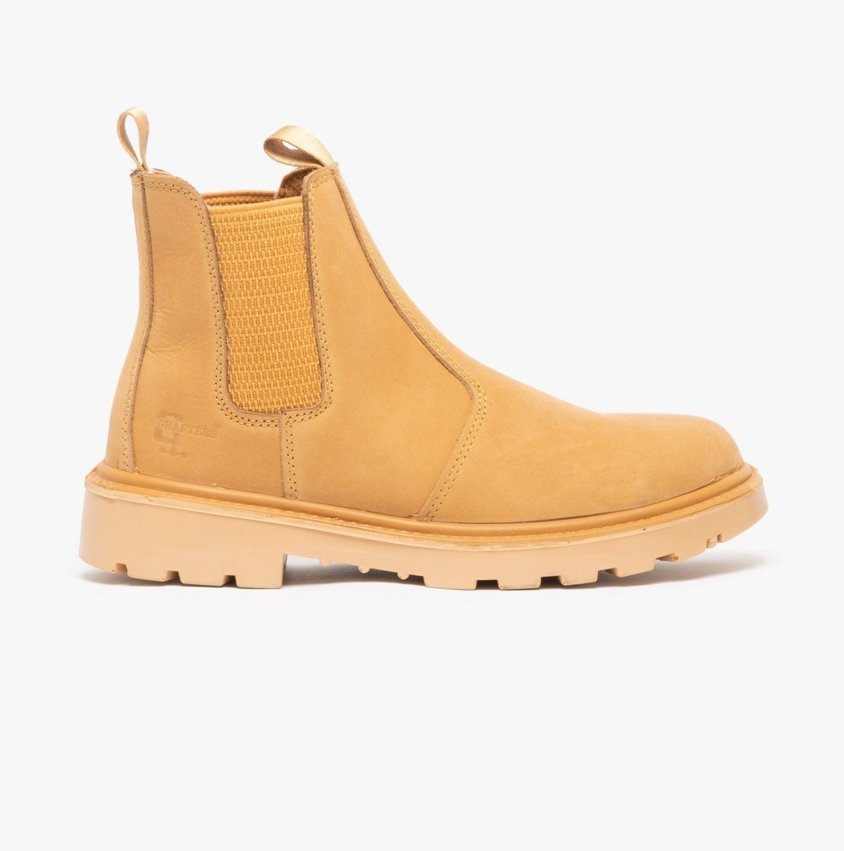 GRINDER Unisex Dealer Safety Boots Honey