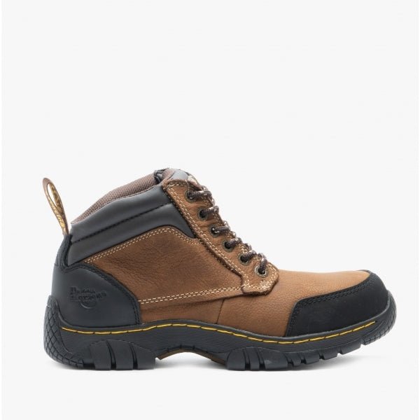 Dr Martens RIVERTON SB Unisex Leather Safety Boots Brown STB