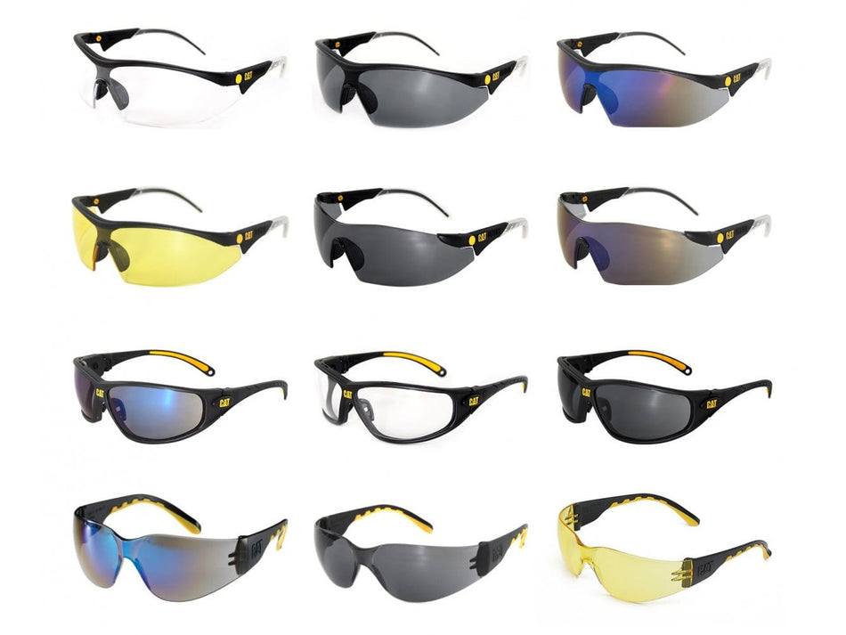 CAT DIGGER Mens Safety Sunglasses Clear: One Size