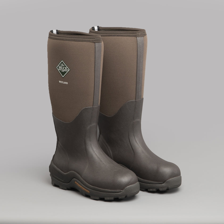 Muck Boots WETLAND Unisex Wellington Boots Bark
