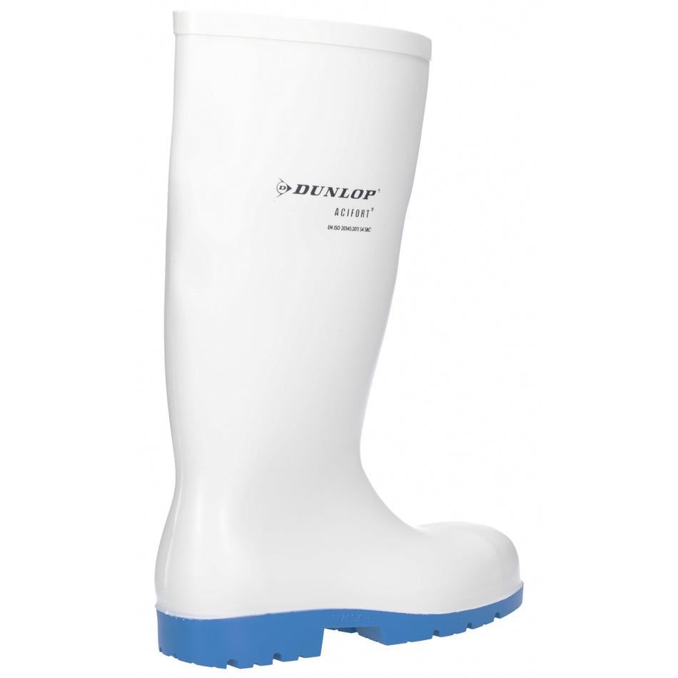 Dunlop ACIFORT CLASSIC+ Unisex Safety Wellington Boots White