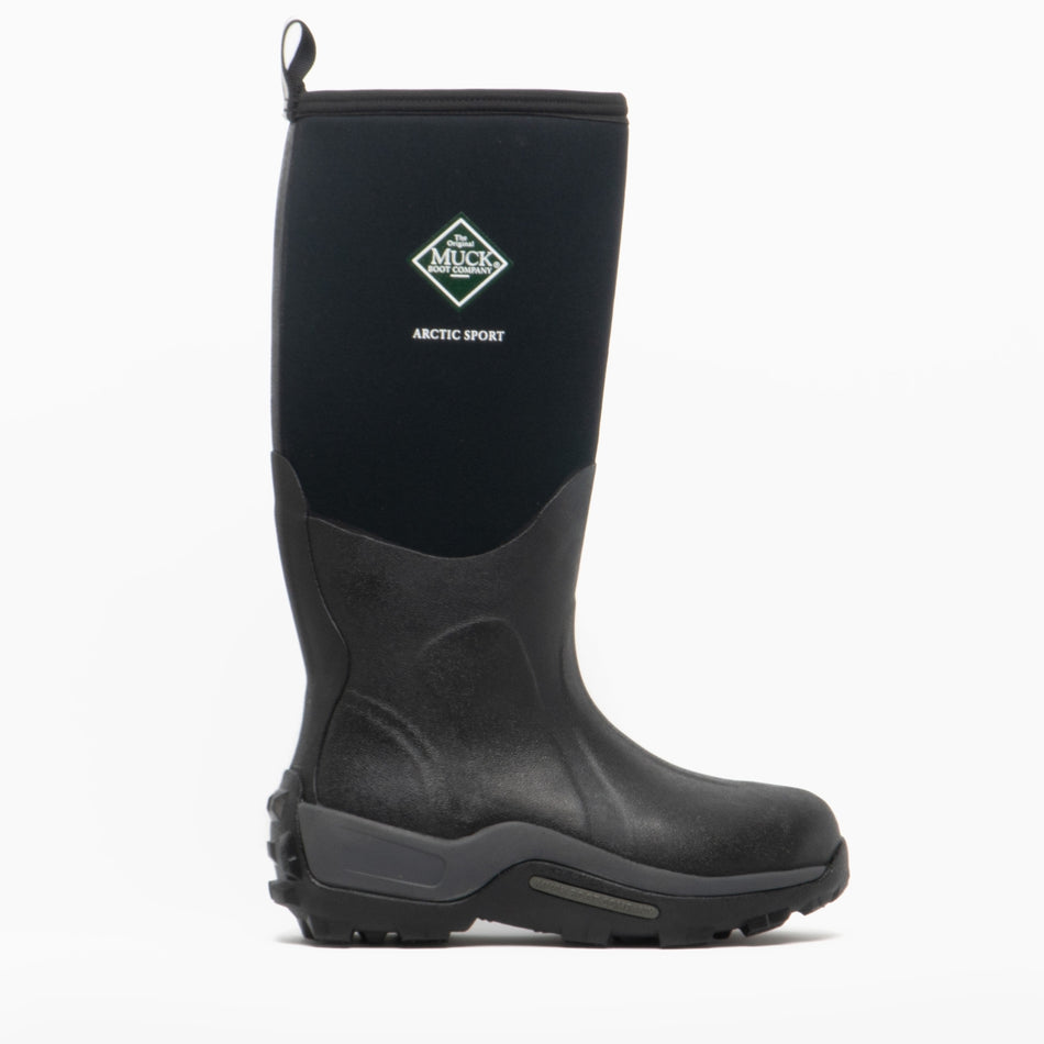 Muck Boots ARCTIC SPORT Unisex Rubber Wellington Boots Black