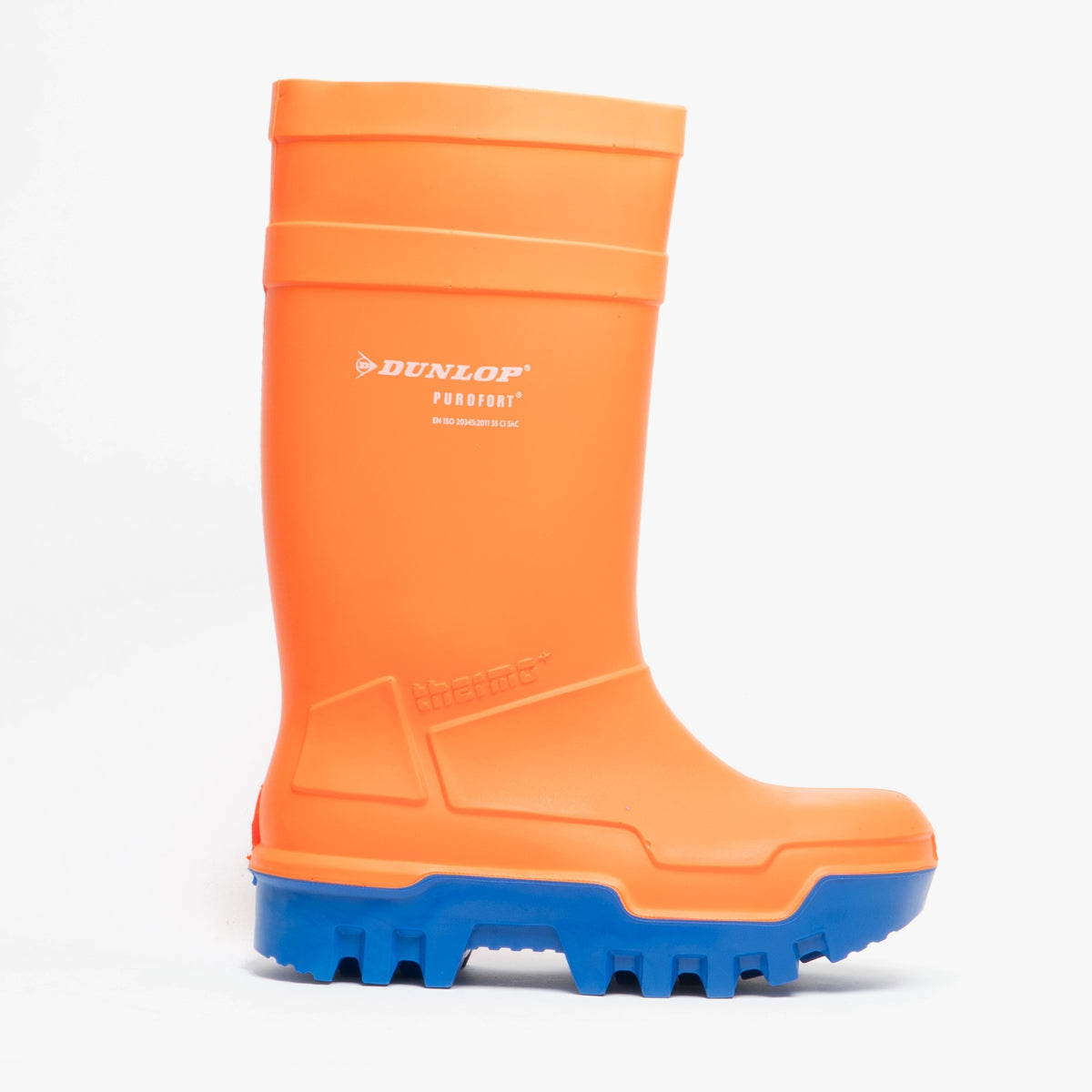 Dunlop PUROFORT Mens Safety Wellington Boots Orange STB –
