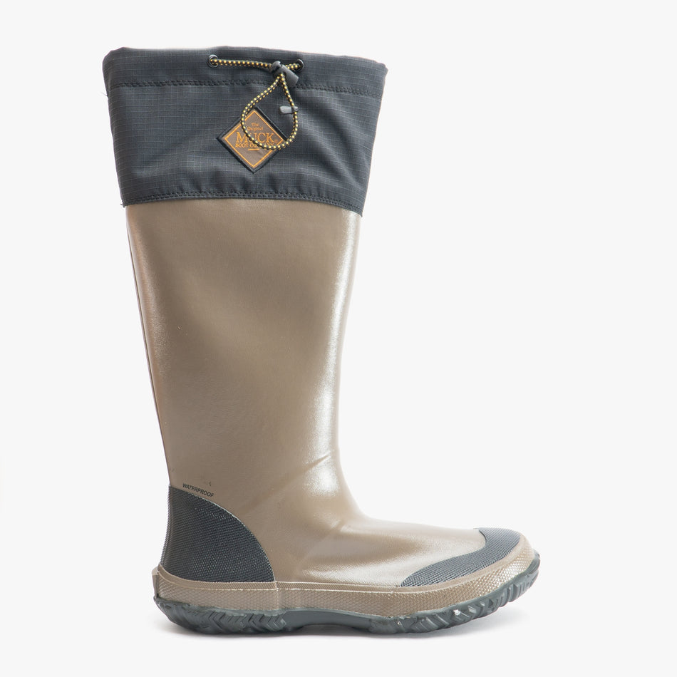 Muck Boots FORAGER TALL Unisex Rubber Wellington Boots Black/Tan