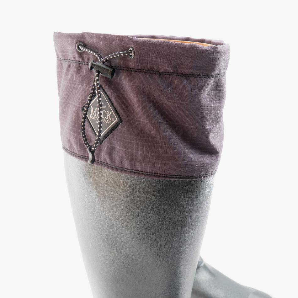 Muck Boots FORAGER TALL Unisex Rubber Wellington Boots Dark Grey/Print