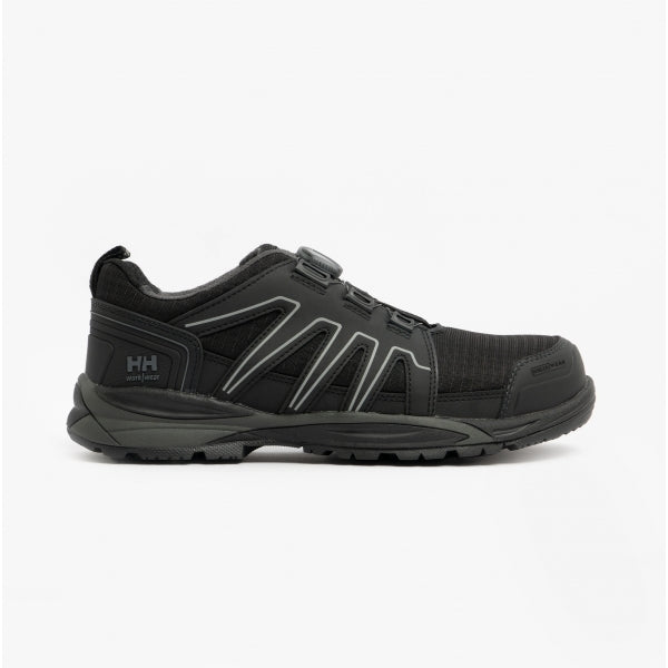 Helly Hansen MANCHESTER LOW BOA S3 Unisex Safety Trainers Black/Grey