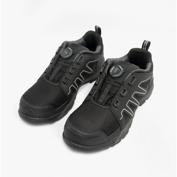 Helly Hansen MANCHESTER LOW BOA S3 Unisex Safety Trainers Black/Grey