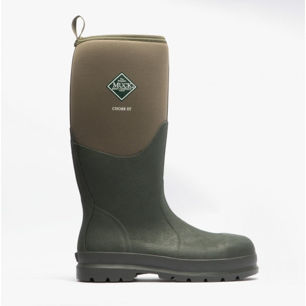 Muck Boots CHORE CLASSIC SAFETY Unisex Safety Rubber Wellington Boots Moss