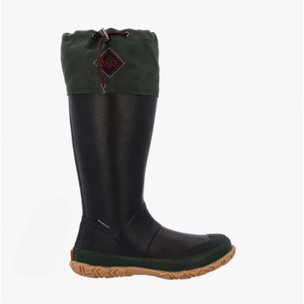 Muck Boots FORAGER 15" Unisex Rubber Wellington Black/Moss Green