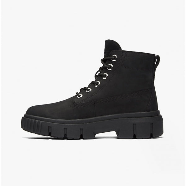 Timberland GREYFIELD Womens Leather Boots Black Nubuck | STB