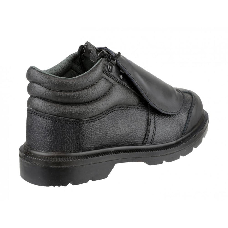 Centek FS333 Unisex Leather Metatarsal Safety Boots Black