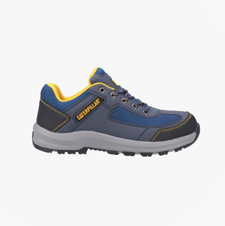 CAT Elmore Mens Steel Toe Safety Trainers Navy