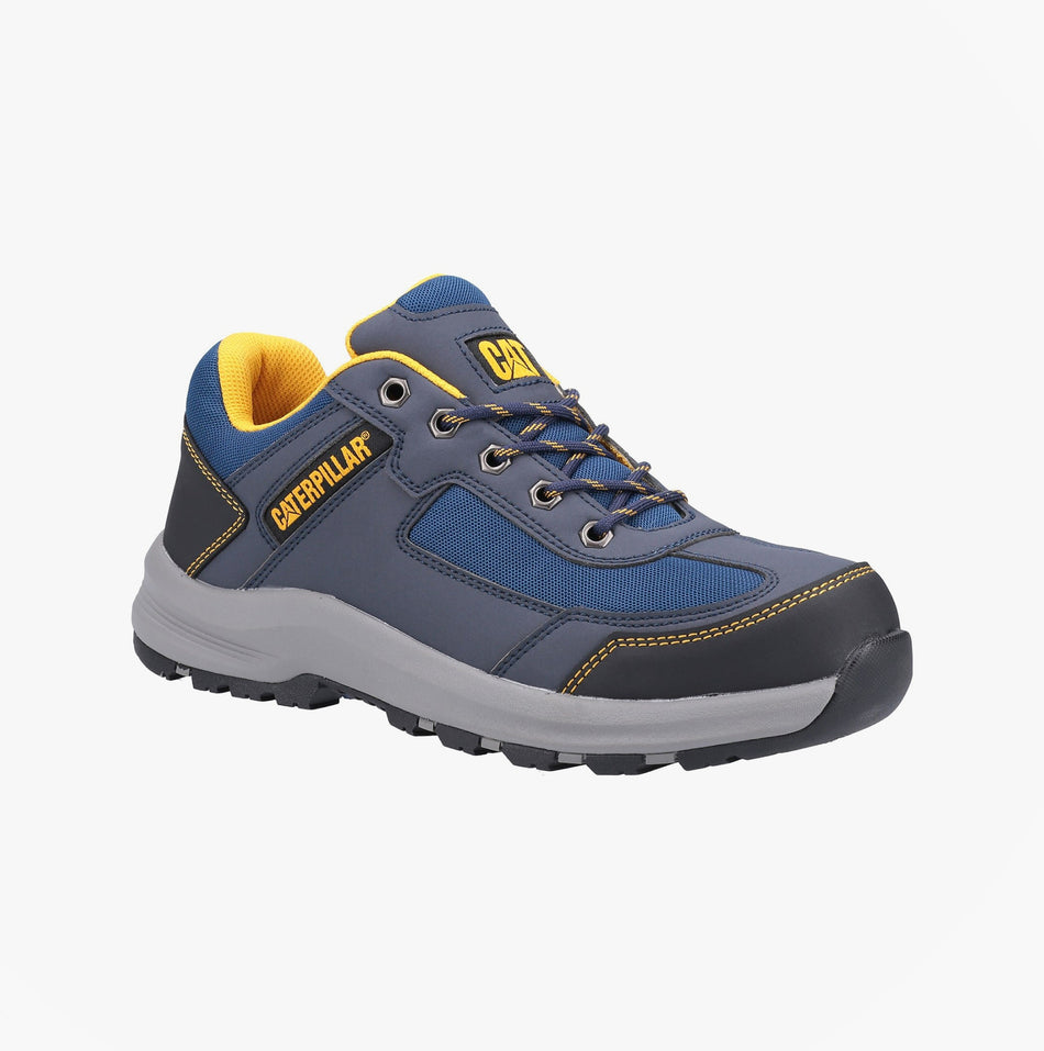 CAT Elmore Mens Steel Toe Safety Trainers Navy