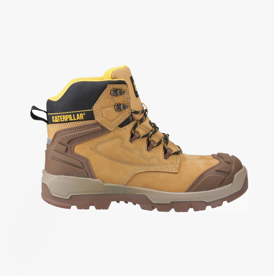 CAT STRIVER XL 6 Mens Waterproof Hiker Safety Boots Honey