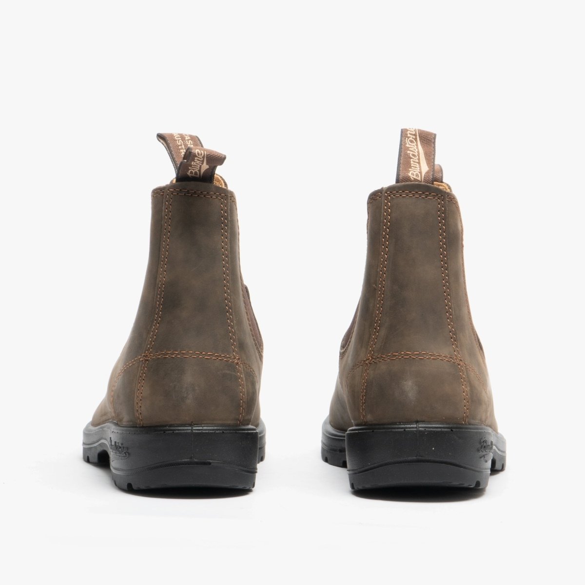 Blundstone 585 Unisex Premium Nubuck Chelsea Boots Rustic Brown 585 - 3 | STB.co.uk