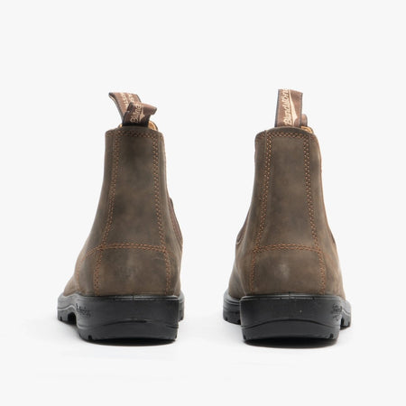 Blundstone 585 Unisex Premium Nubuck Chelsea Boots Rustic Brown 585 - 3 | STB.co.uk