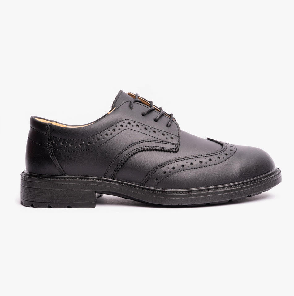 Amblers Safety FS44 Mens Leather Safety Shoes Black