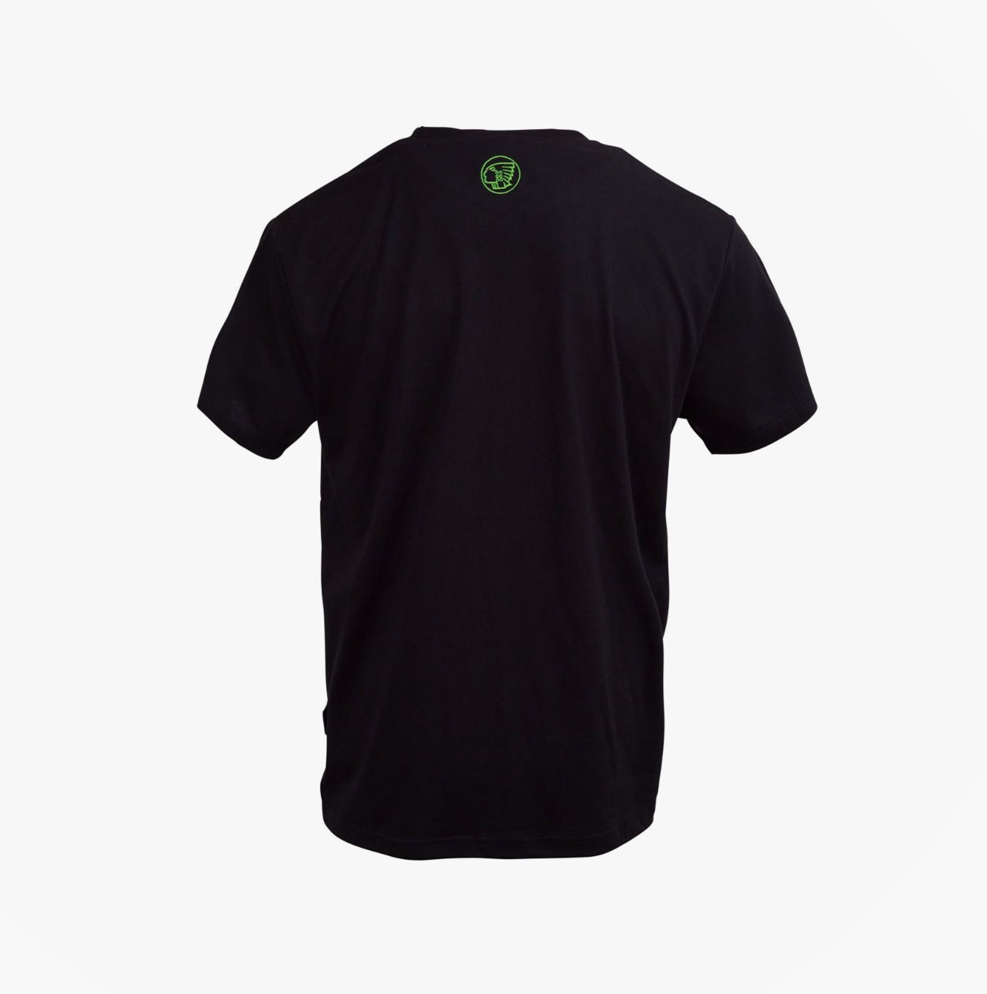 Apache DELTA Mens Workwear T-Shirt Black back view with debossed logo detail