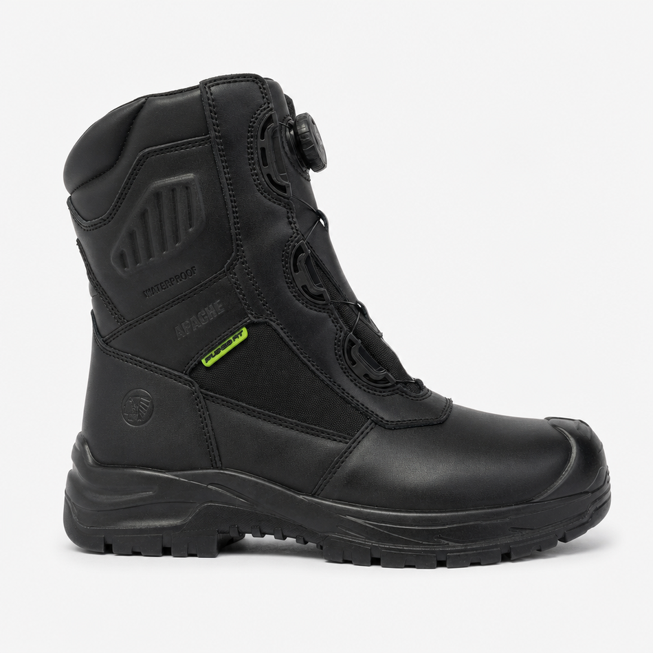 Apache RICHMOND Unisex Waterproof Composite Toe Safety Boots Black