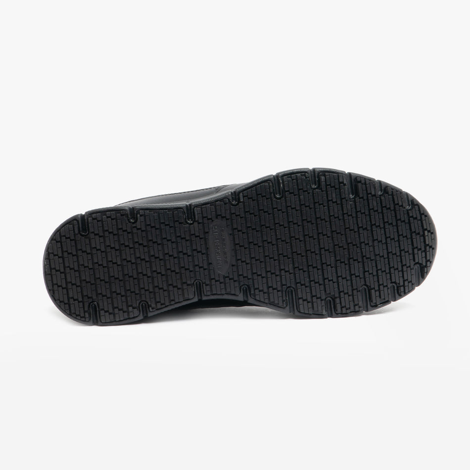 Skechers Work 77156EC Nampa SR Mens Slip Resistant Work Trainers Black