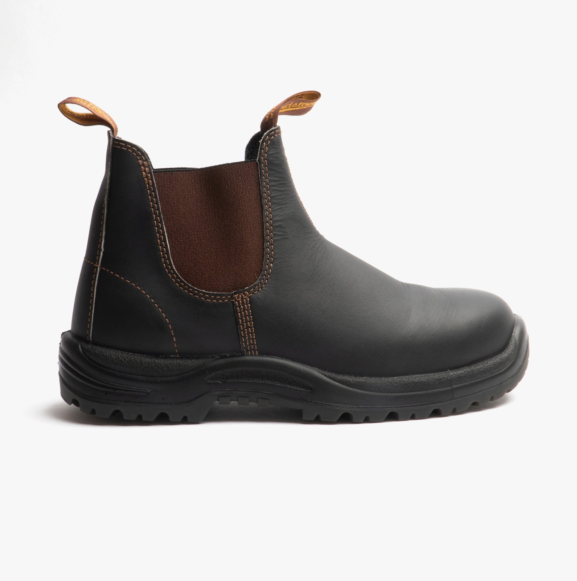 Blundstone 192 Unisex Safety Toe Dealer Boots Stout Brown | STB