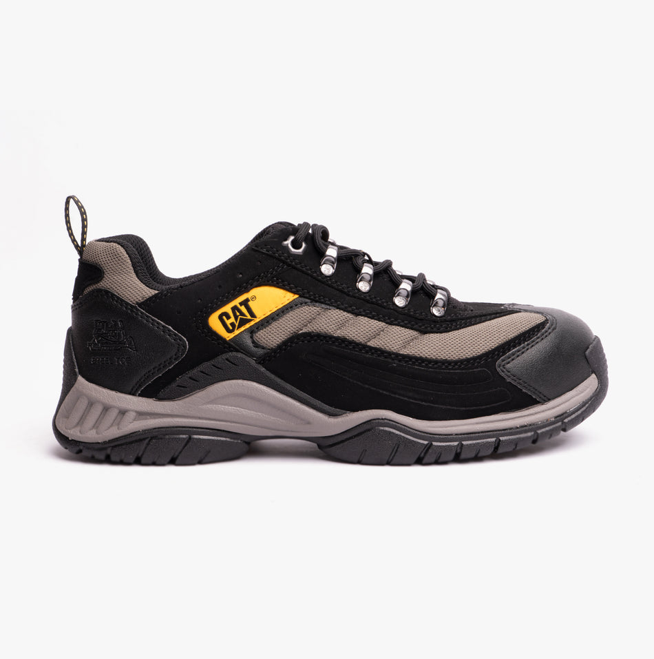 CAT MOOR Unisex Safety Trainers Black