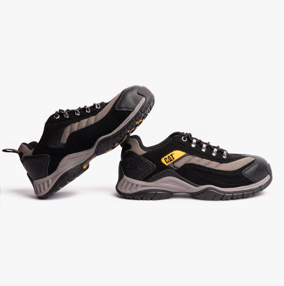 CAT MOOR Unisex Safety Trainers Black