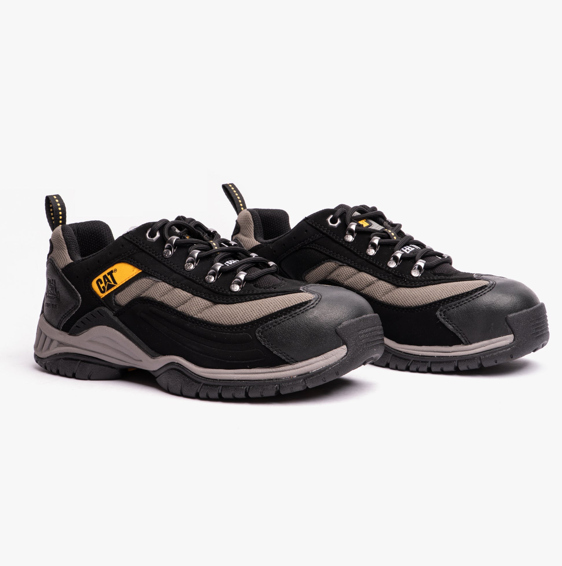 猫さん CAT MOOR Unisex Safety Trainers Black | STB – STB.co.uk
