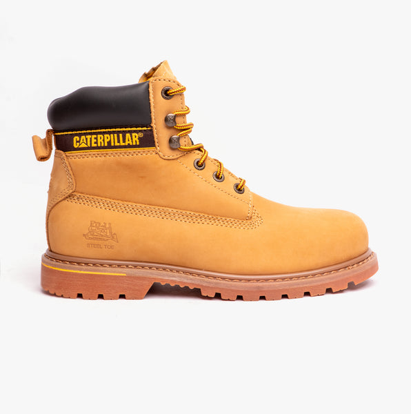 Work Boots Caterpillar Holton CAT HOLTON S3 Mens Leather Safety