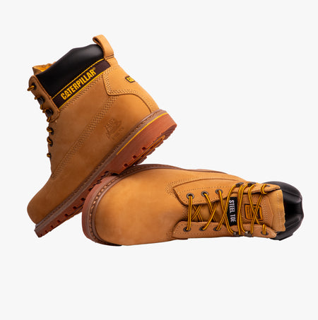 Brown Cat Holton St Boot CAT HOLTON S3 Mens Leather Safety