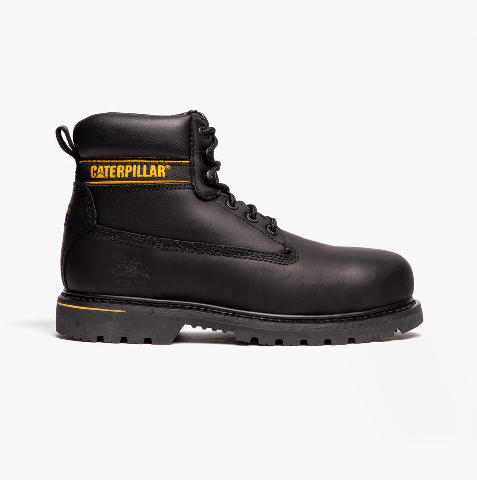 CAT HOLTON Mens Safety Boots Black