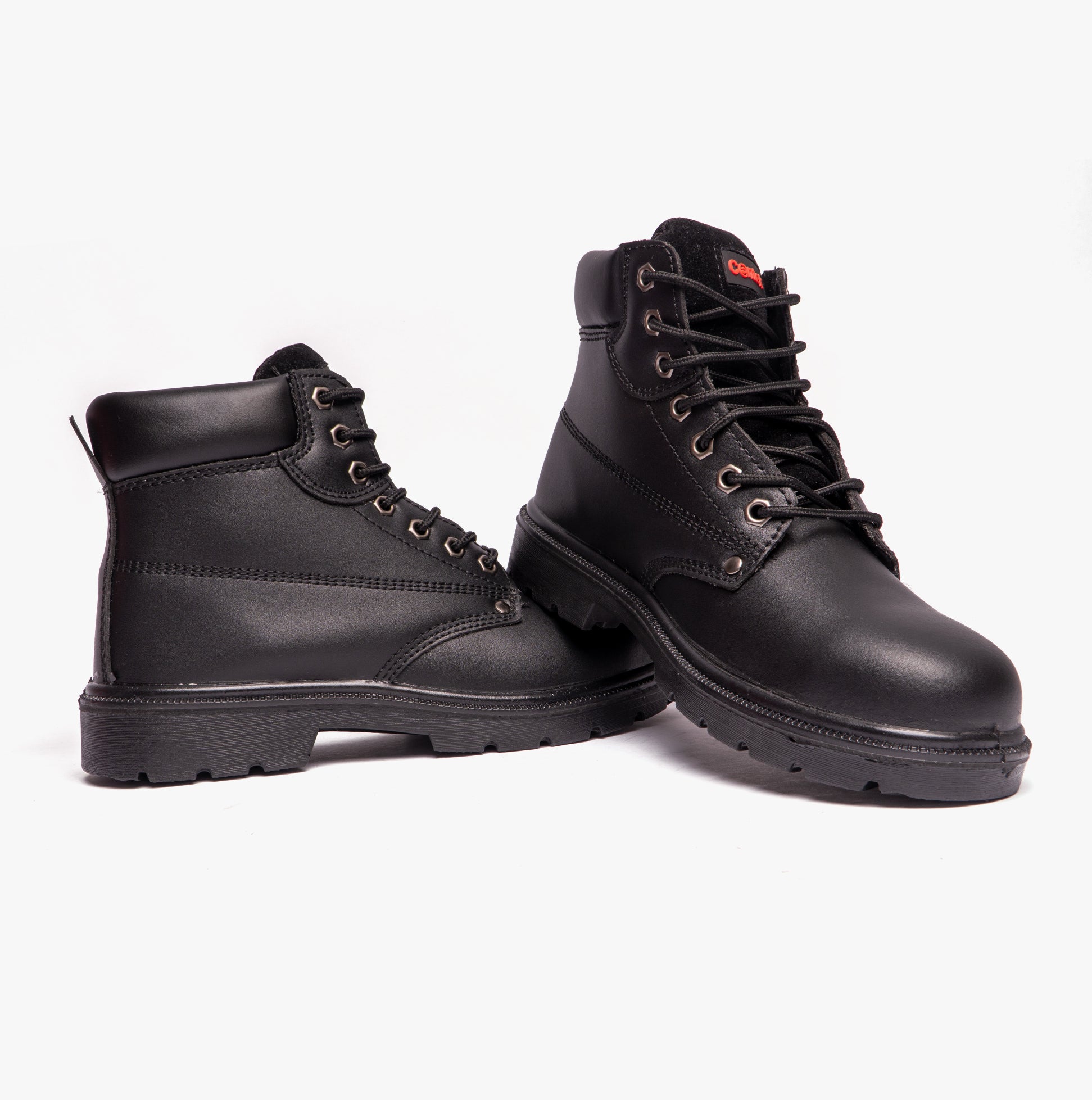 Centek FS331 Unisex Leather Safety Boots Black | STB – STB.co.uk
