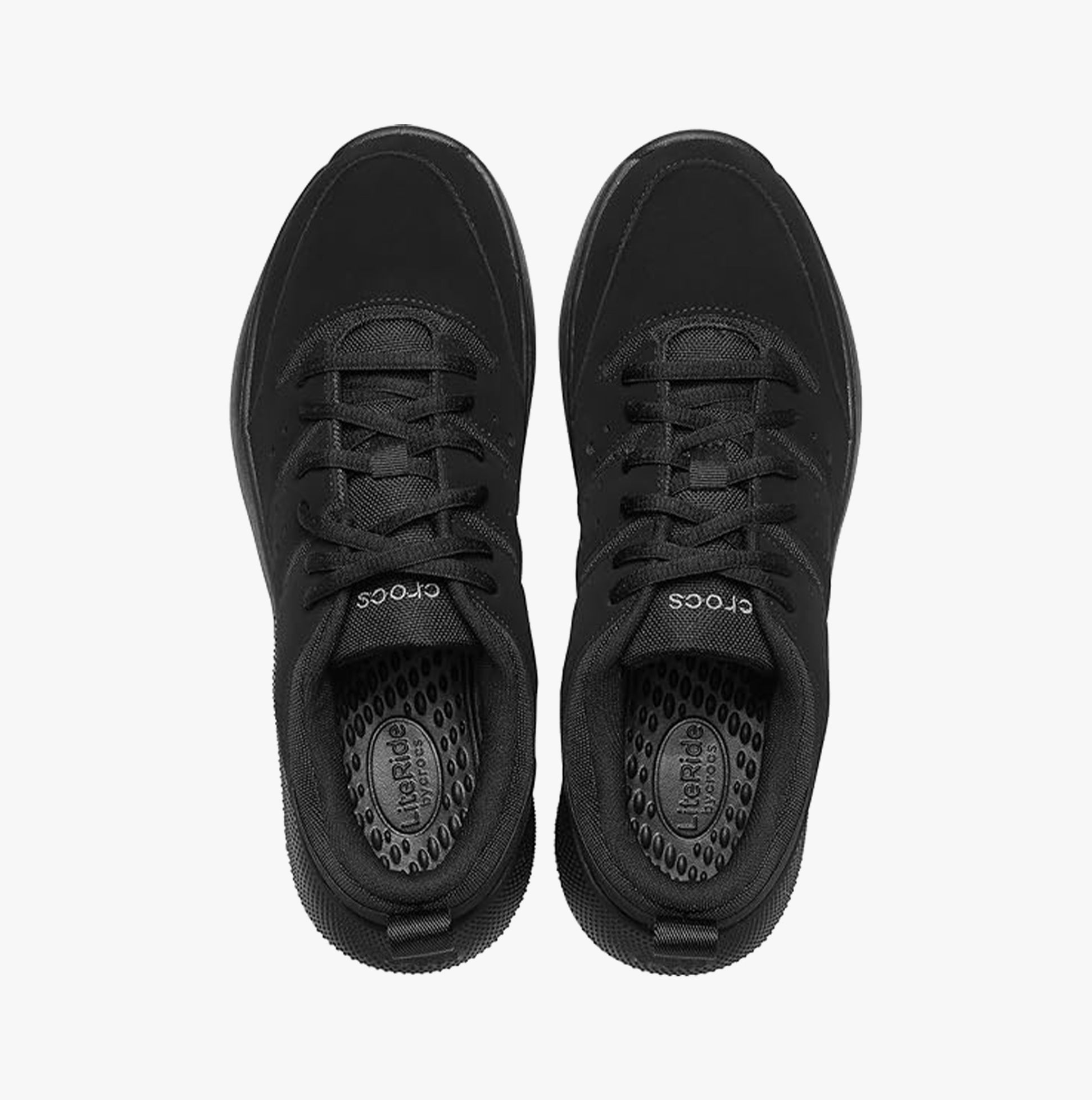 Crocs At Work ON THE CLOCK Mens Work Trainers Triple Black | STB