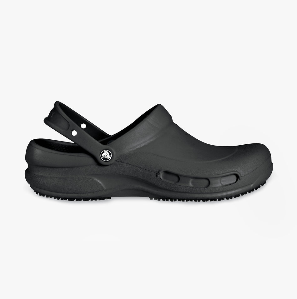 Crocs At Work 10075 Bistro Unisex Slip Resistant Work Clogs Black