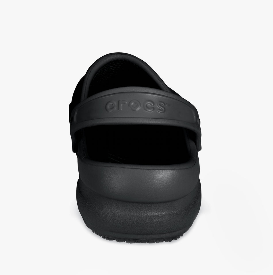 Crocs At Work 10075 Bistro Unisex Slip Resistant Work Clogs Black