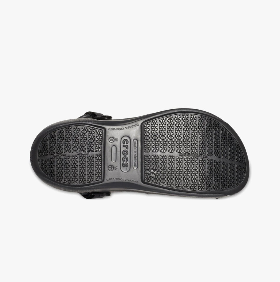 Crocs At Work 205669 Bistro Pro LiteRide Unisex Slip Resistant Work Clogs Black