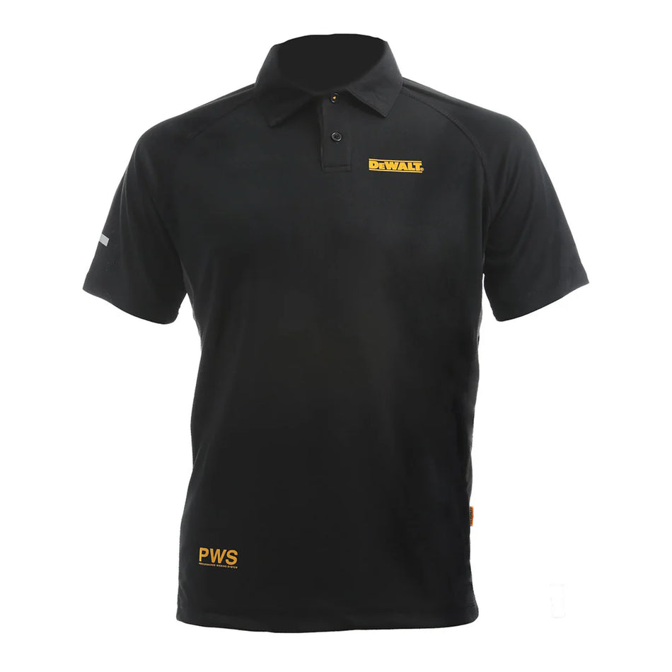 Dewalt RUTLAND Mens Polo Shirt Black