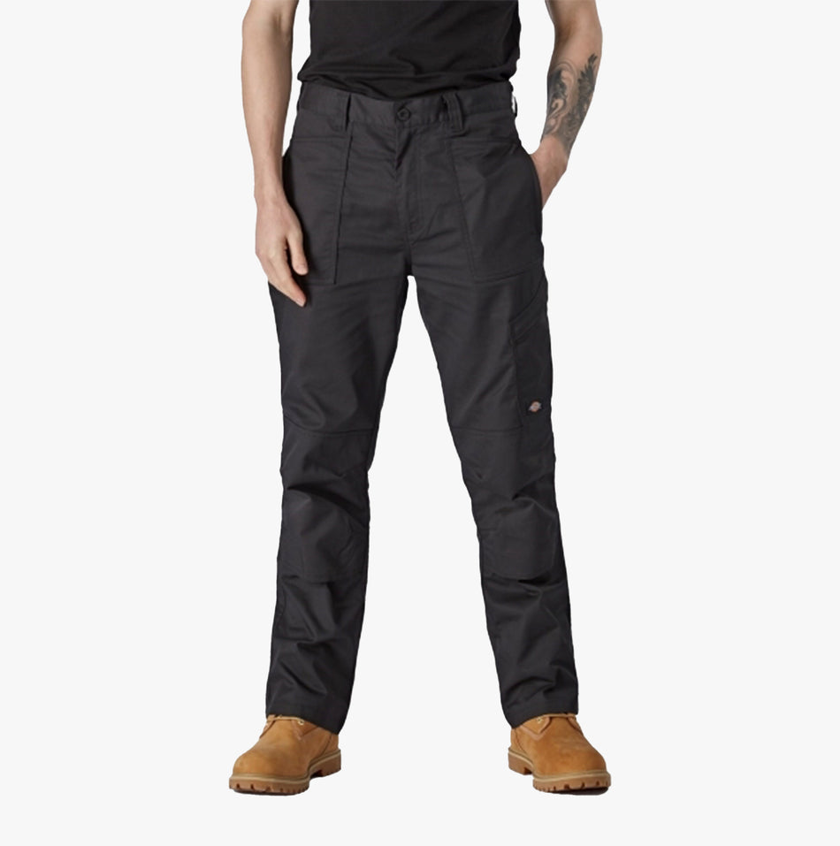 Dickies ACTION FLEX Mens Long Trousers Black