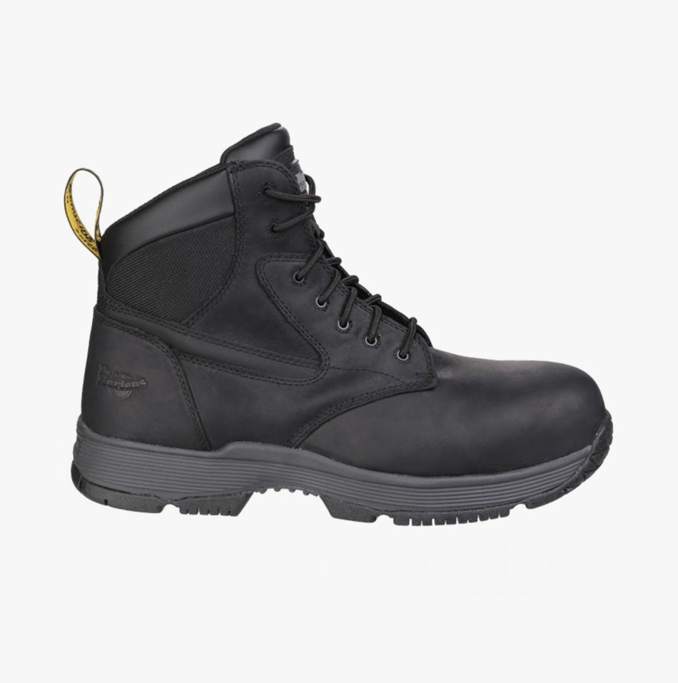 Dr Martens CORVID Unisex Leather Safety Boots Black
