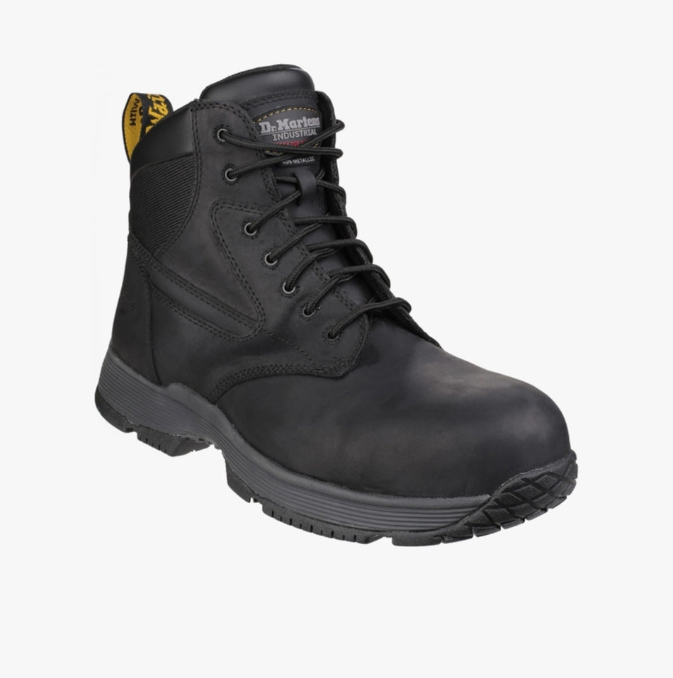 Dr Martens CORVID Unisex Leather Safety Boots Black