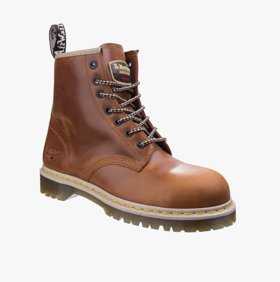 Dr Martens ICON 7B10 Unisex Leather Safety Boots Tan