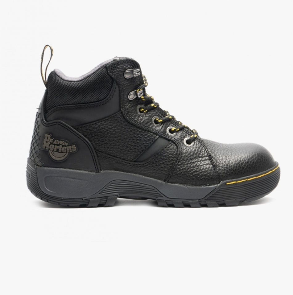 Dr Martens GRAPPLE Unisex Leather Safety Boots Black